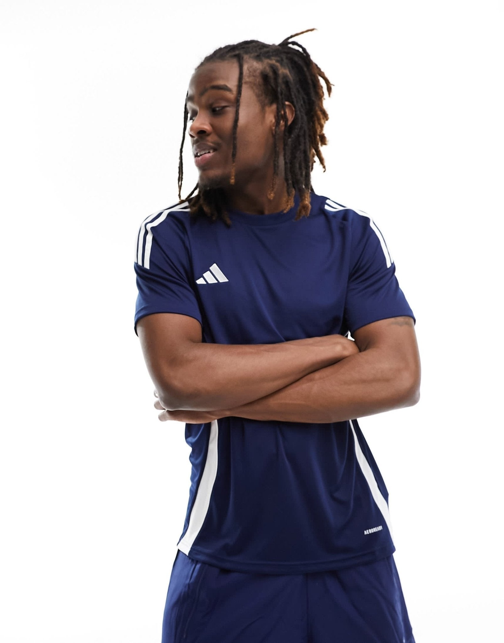 adidas Football Tiro 24 t-shirt in navy - ASOS Sample Sale EU Store