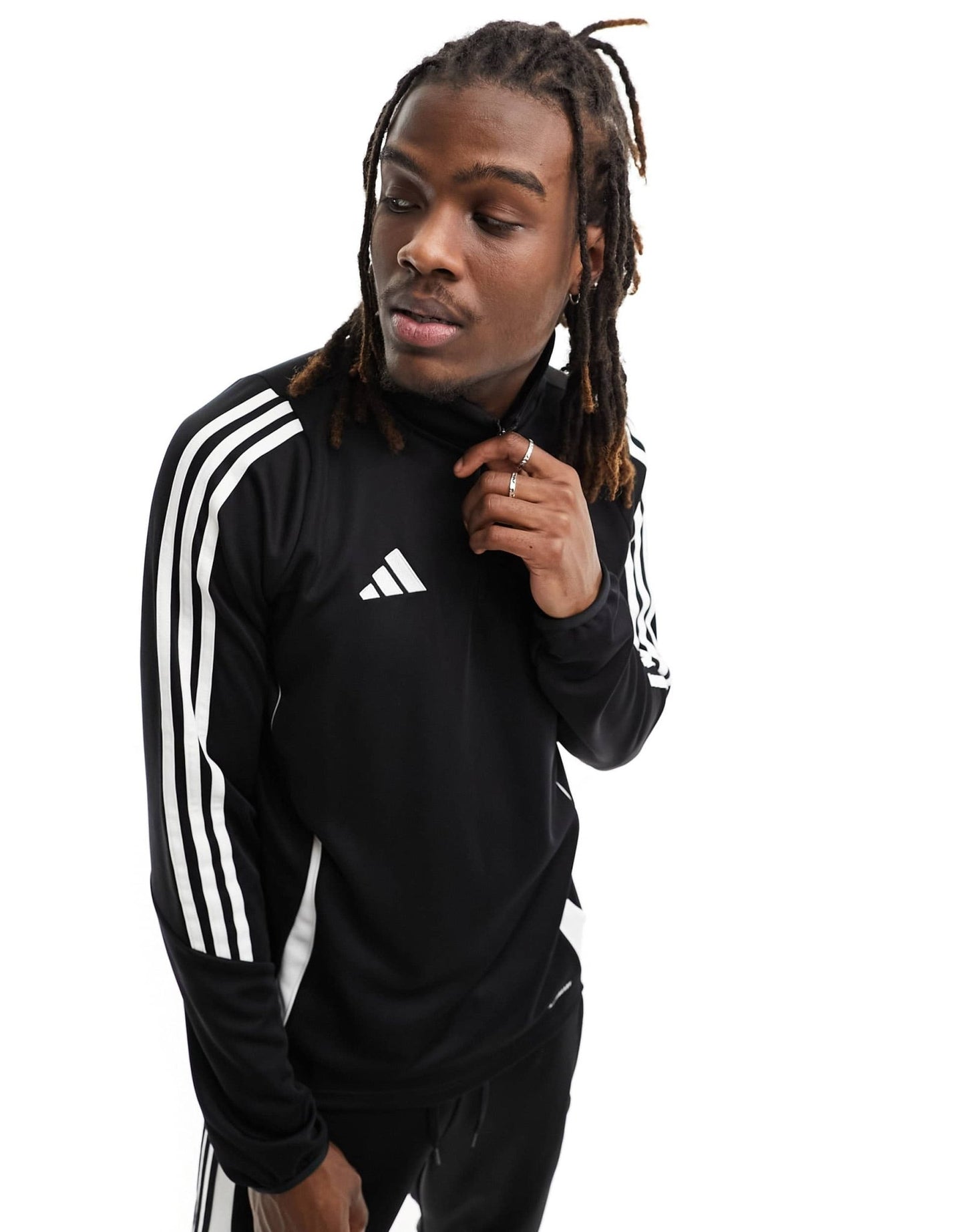 adidas Football Tiro 24 track sweatshirt in black - ASOS Sample Sale EU Store