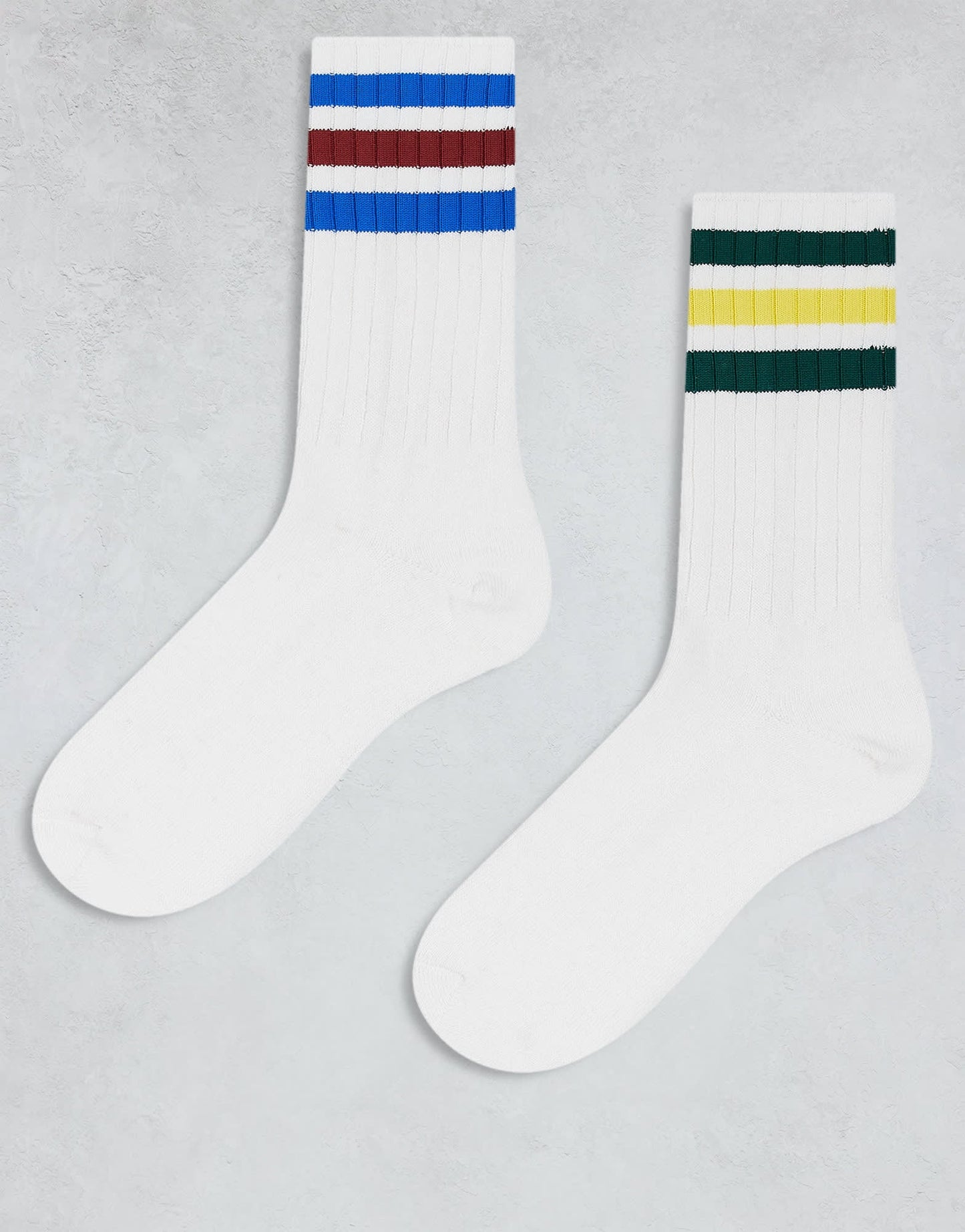 adidas Originals 2 pack ribbed crew socks in multi - ASOS Sample Sale EU Store