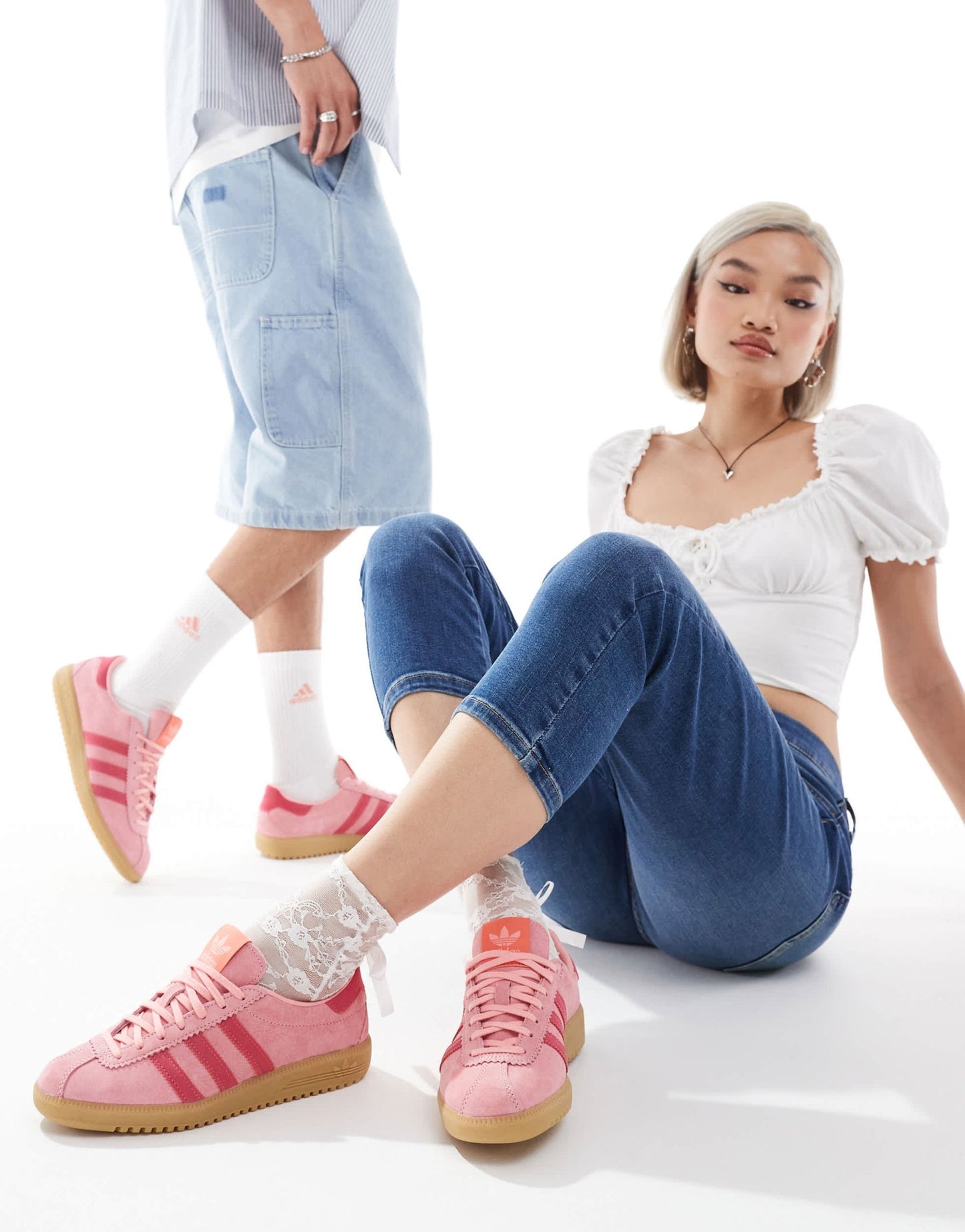 adidas Originals Bermuda trainers in pink - ASOS Sample Sale EU Store