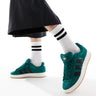 Sneakers adidas Originals Campus 00s in verde con suola in gomma