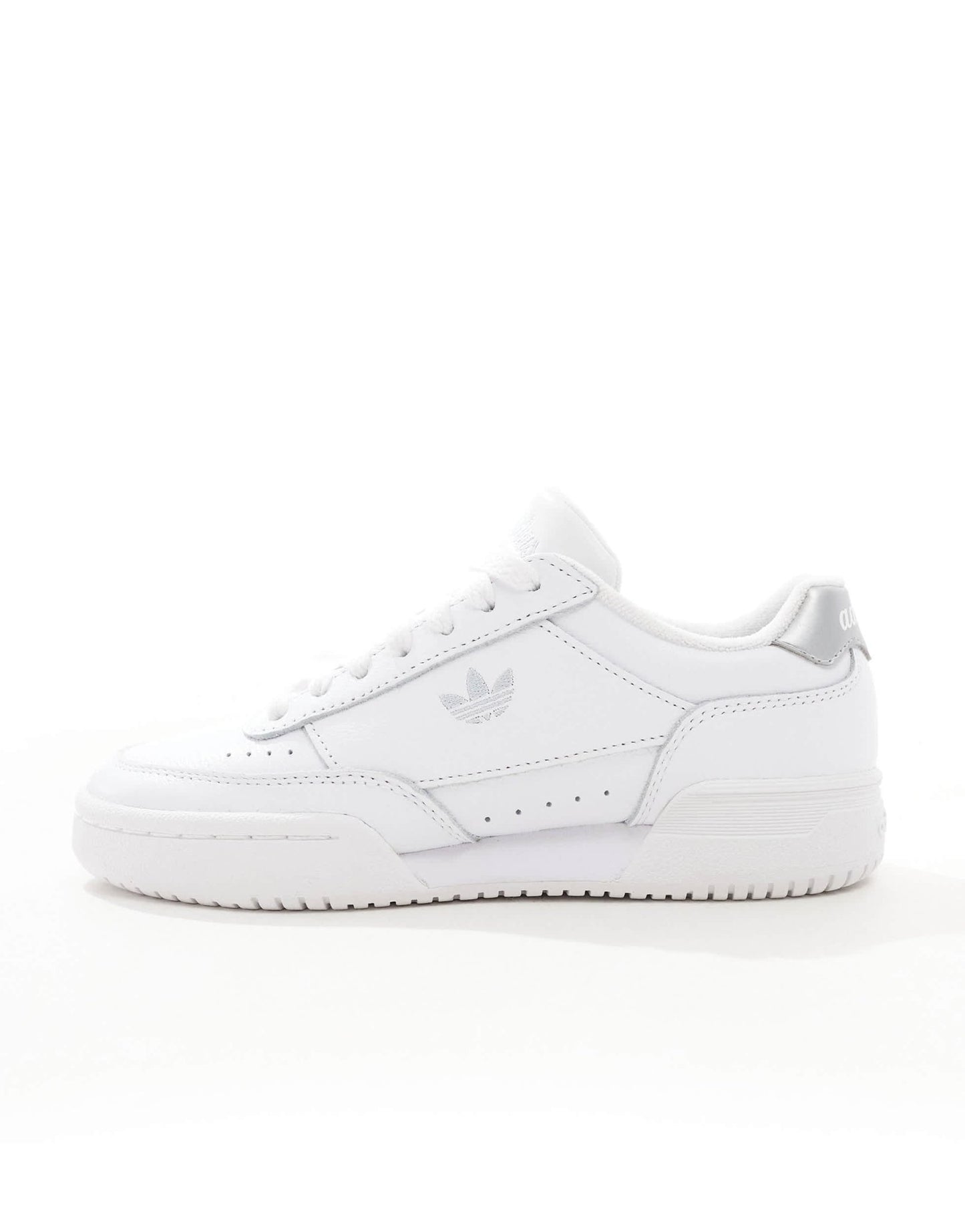 adidas Originals Court Super in white and silver - ASOS Sample Sale EU Store