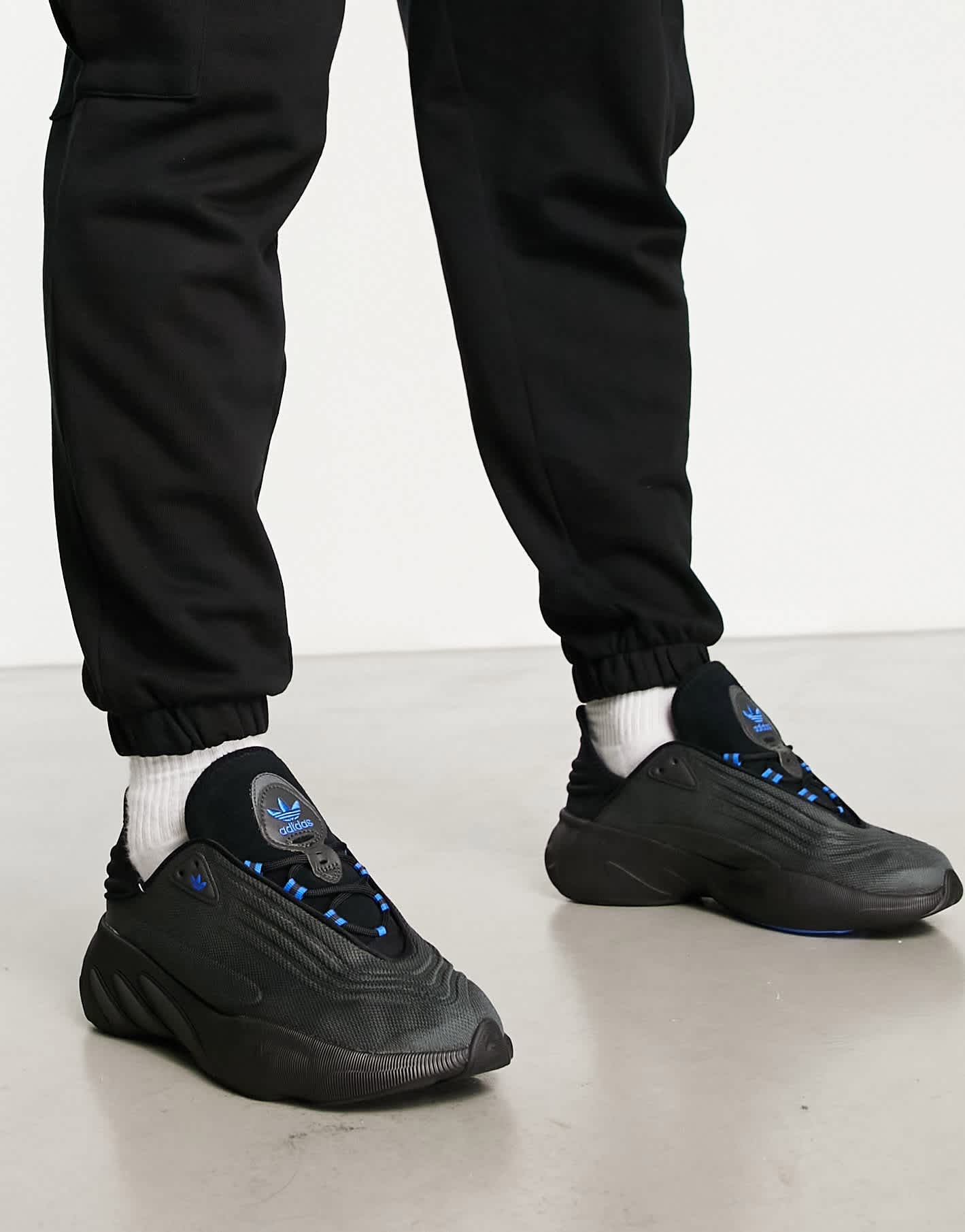 adidas Originals FOM SLTN trainers in triple black - ASOS Sample Sale EU Store