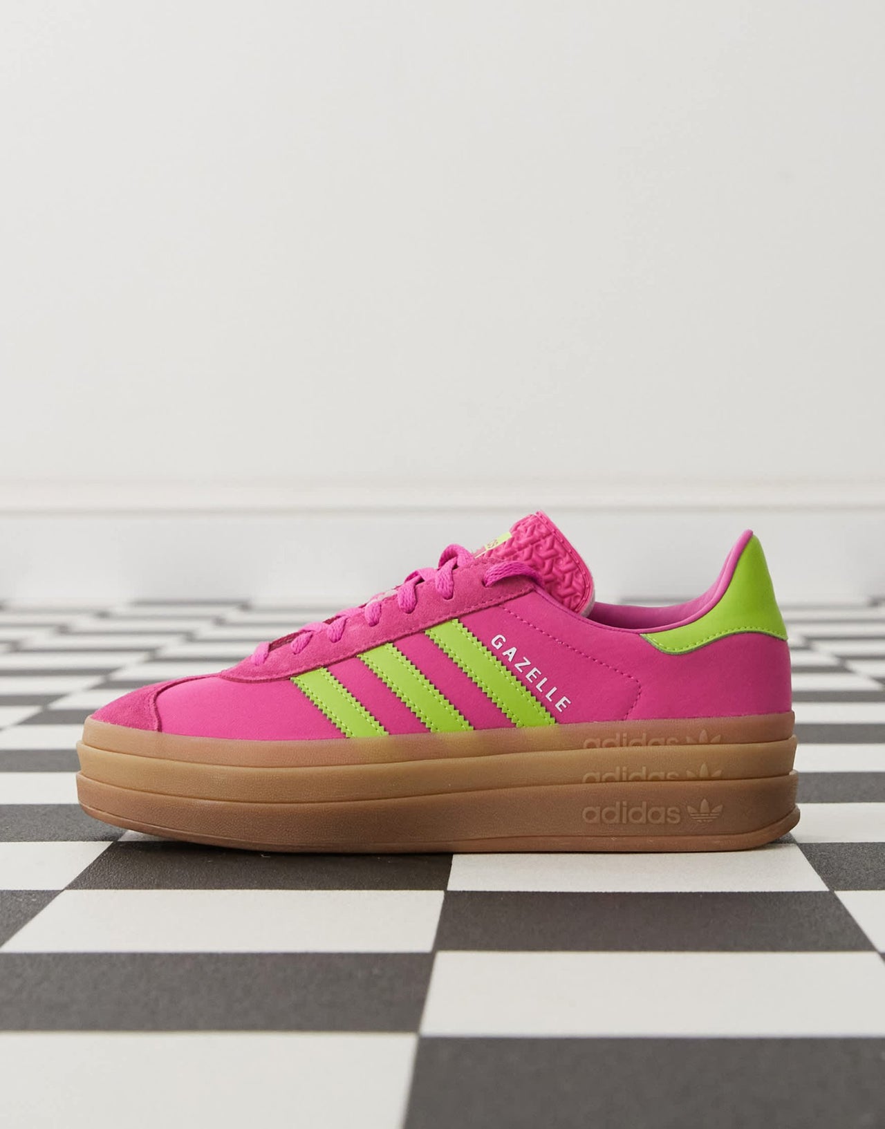 adidas Originals Gazelle Bold platform trainers in purple and green - ASOS Sample Sale EU Store