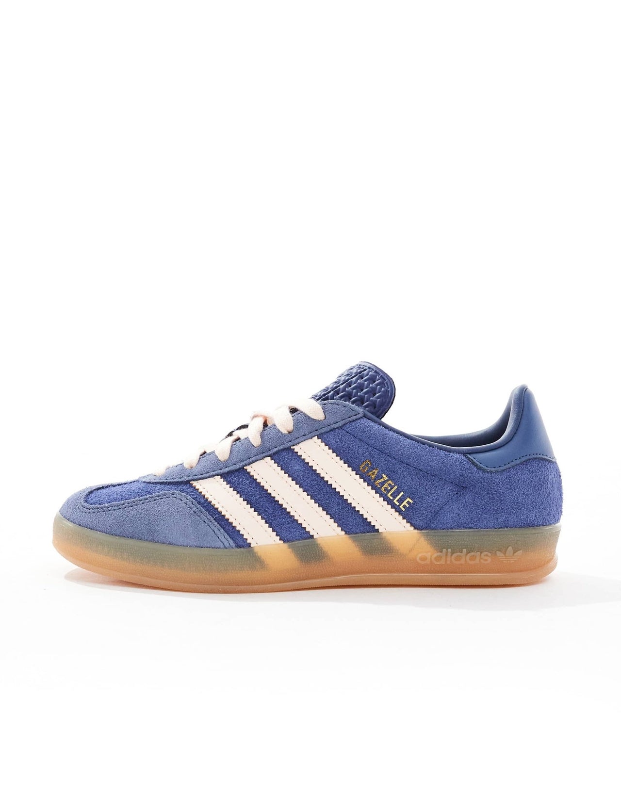adidas Originals Gazelle Indoor trainers in navy and pink with gum sole - ASOS Sample Sale EU Store