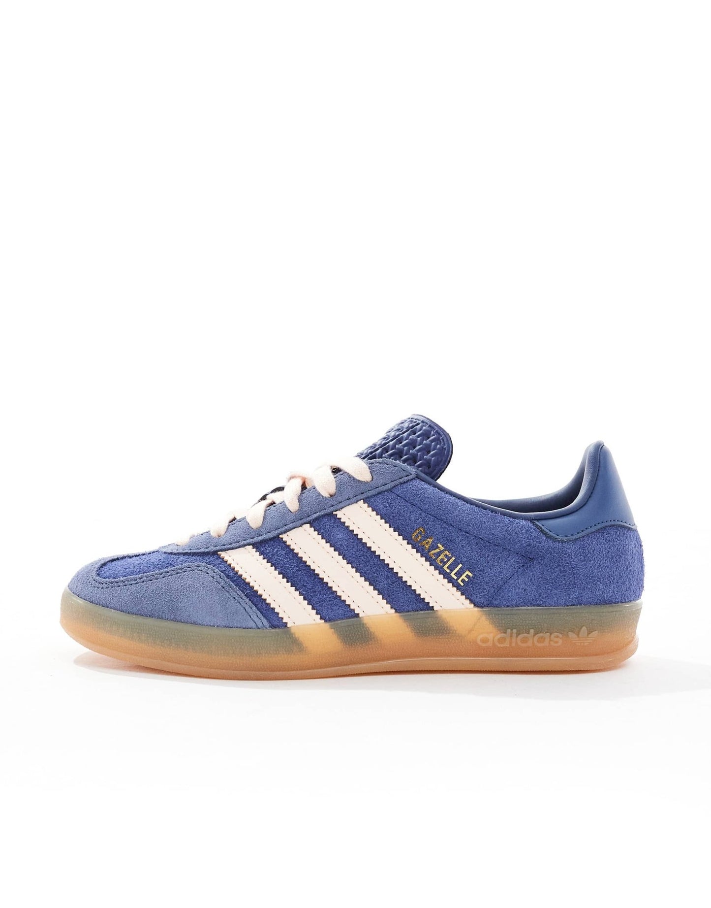 adidas Originals Gazelle Indoor trainers in navy and pink with gum sole - ASOS Sample Sale EU Store