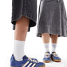 adidas Originals Gazelle Indoor trainers in navy and pink with gum sole