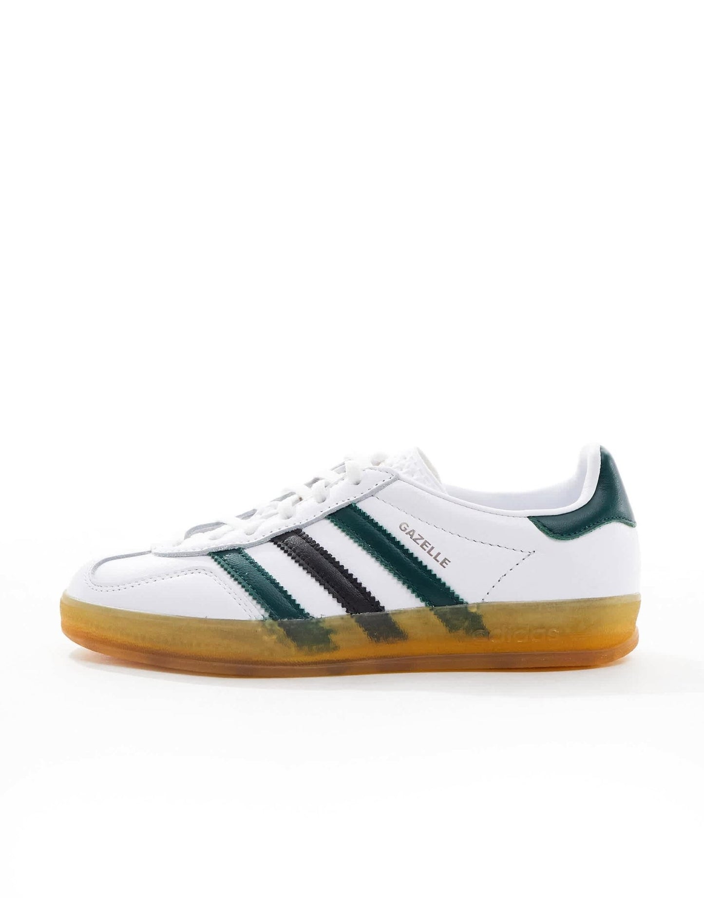 adidas Originals Gazelle Indoor trainers in white and green - ASOS Sample Sale EU Store