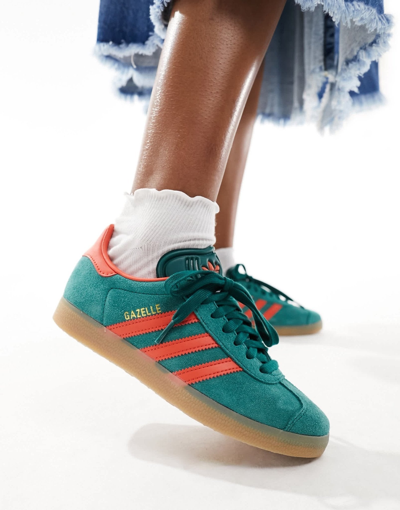 adidas Originals Gazelle trainers in green and red - ASOS Sample Sale EU Store