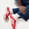 adidas Originals Gazelle trainers in red