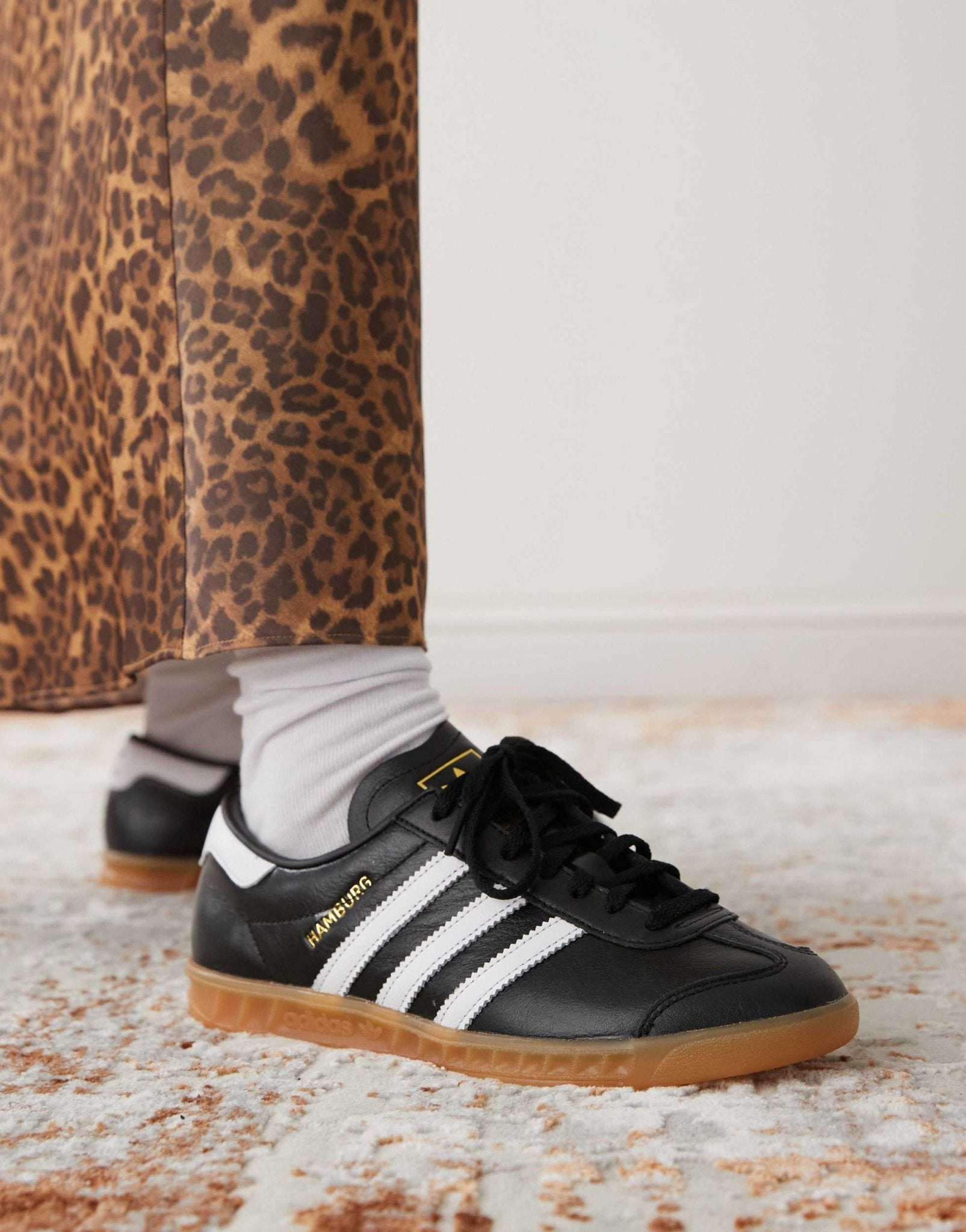 adidas Originals Hamburg trainers in black and white - ASOS Sample Sale EU Store