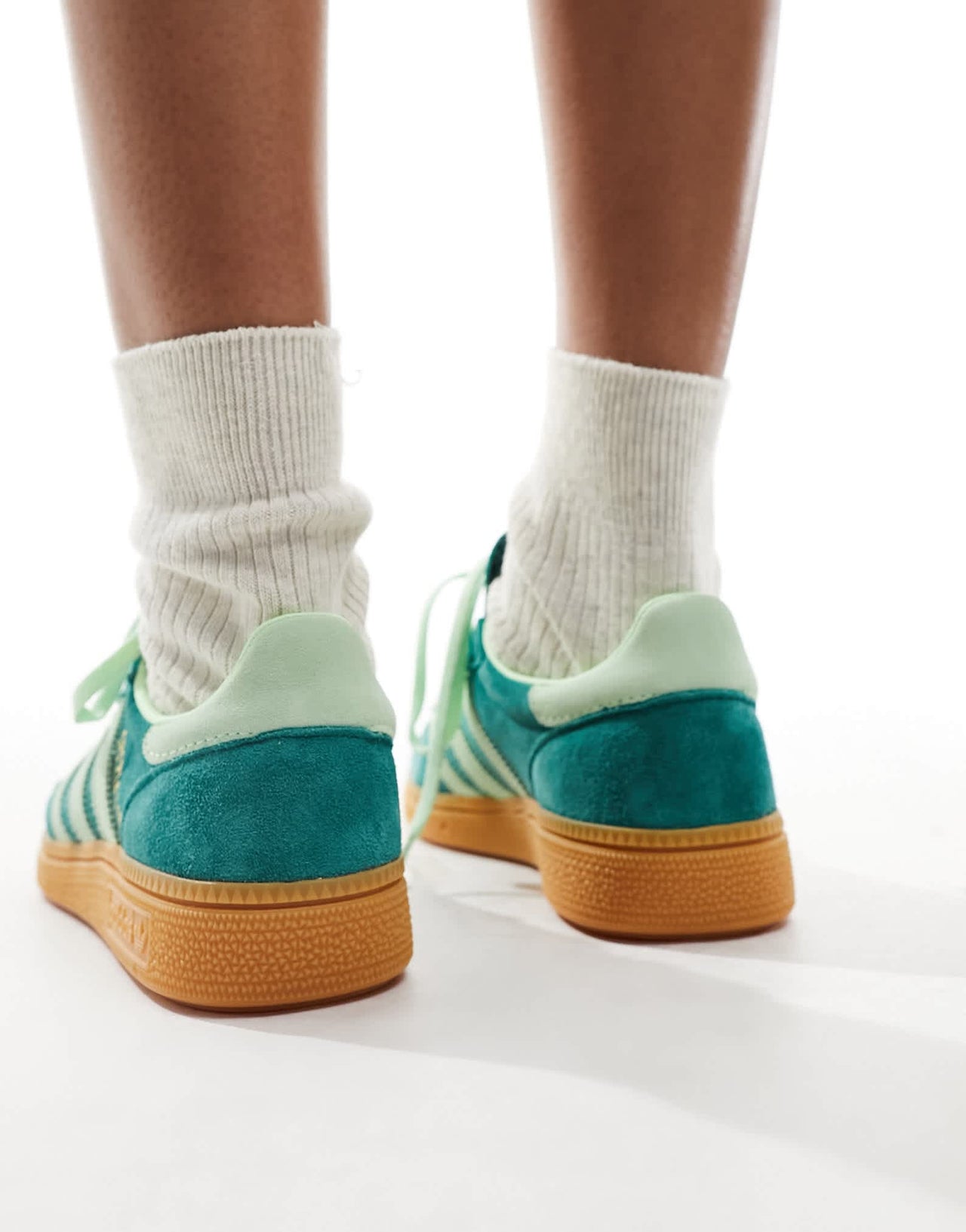 adidas Originals Handball Spezial trainers in green with gum sole - ASOS Sample Sale EU Store
