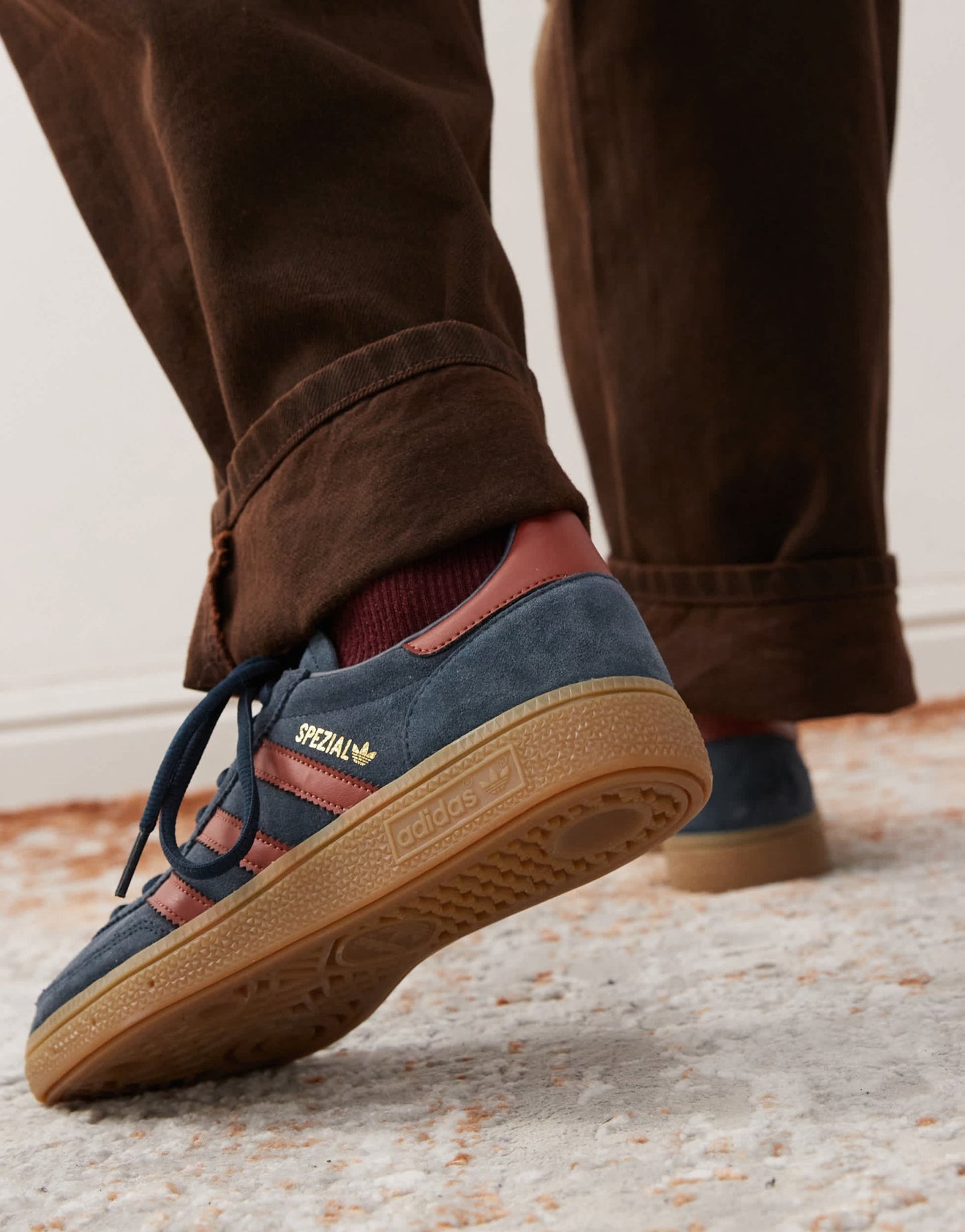 adidas Originals Handball Spezial trainers in navy and burgundy - ASOS Sample Sale EU Store
