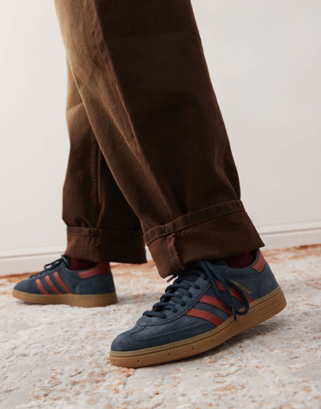 adidas Originals Handball Spezial trainers in navy and burgundy - ASOS Sample Sale EU Store