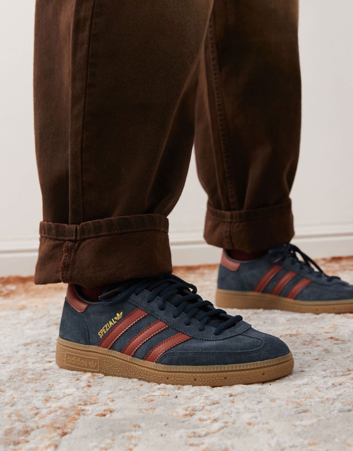 adidas Originals Handball Spezial trainers in navy and burgundy - ASOS Sample Sale EU Store
