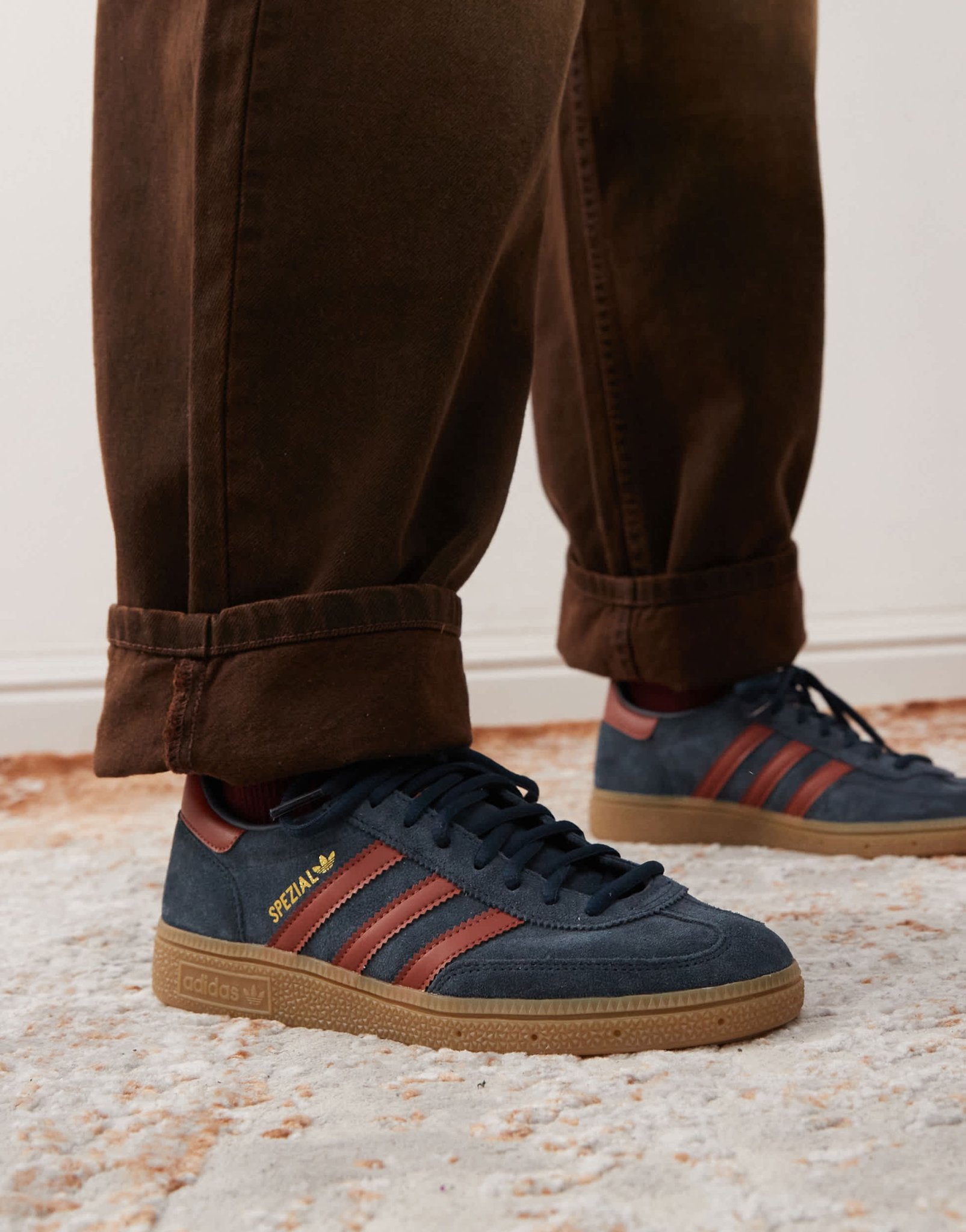 adidas Originals Handball Spezial trainers in navy and burgundy - ASOS Sample Sale EU Store