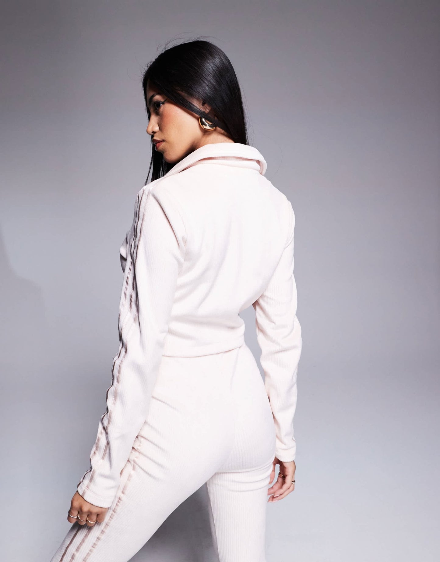 adidas Originals Hyper Femme cropped jacket in pink - ASOS Sample Sale EU Store