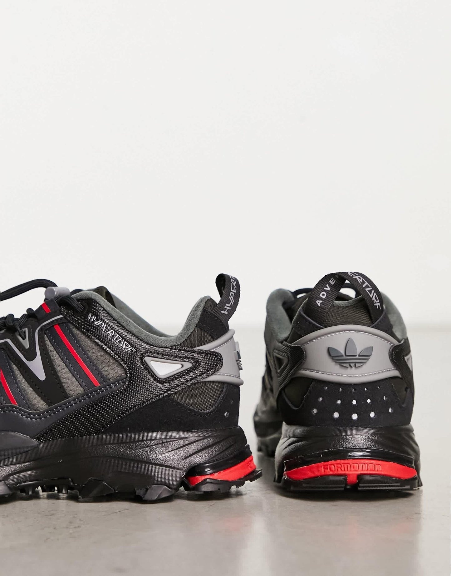 adidas Originals Hyperturf trainers in black and red - ASOS Sample Sale EU Store