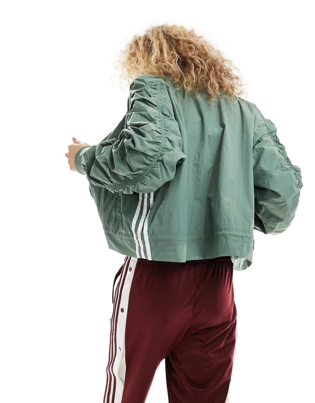 adidas Originals lightweight bomber jacket in khaki - ASOS Sample Sale EU Store