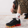 adidas Originals Megaride trainers in black and red