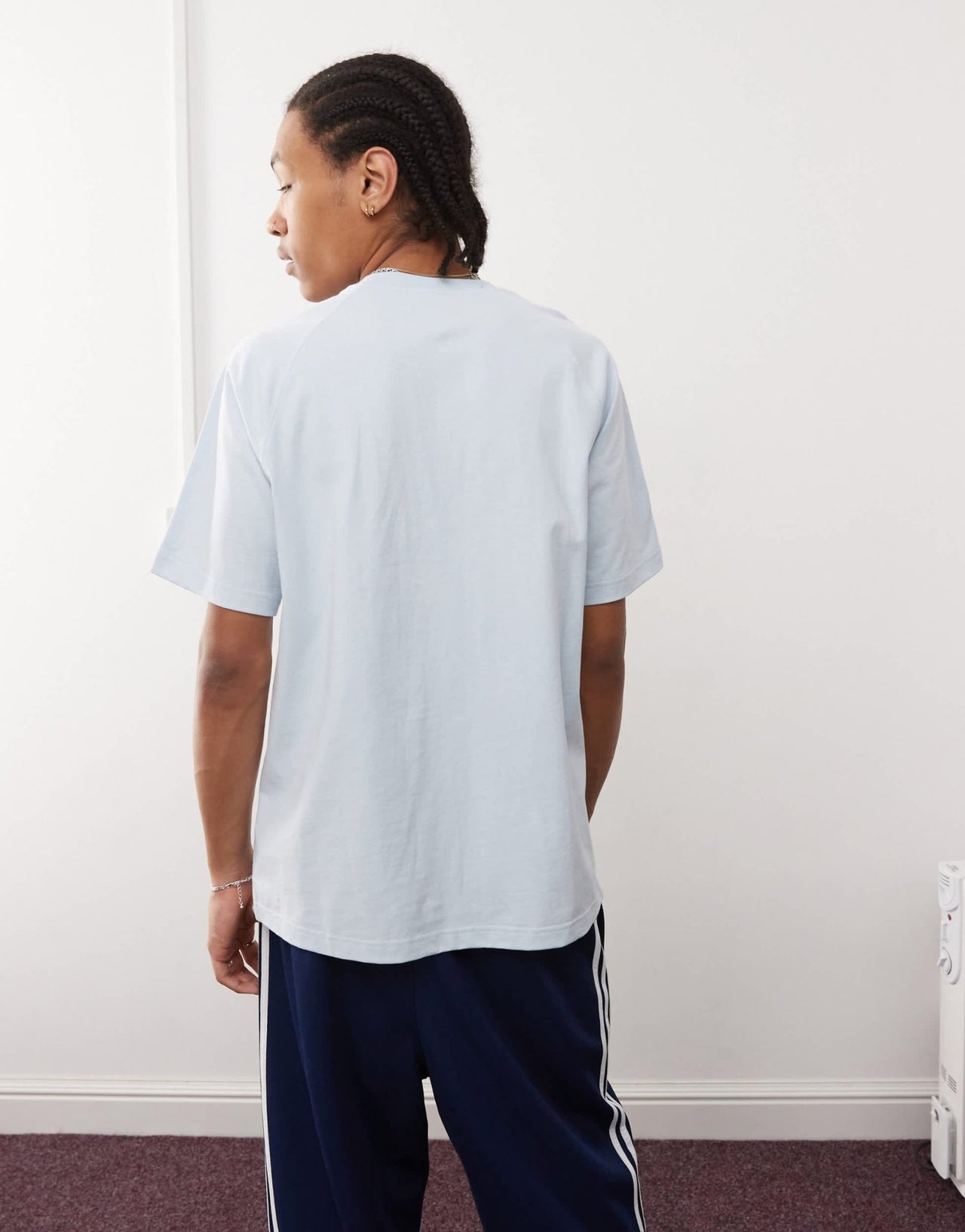 adidas Originals Premium Essentials t-shirt in blue - ASOS Sample Sale EU Store