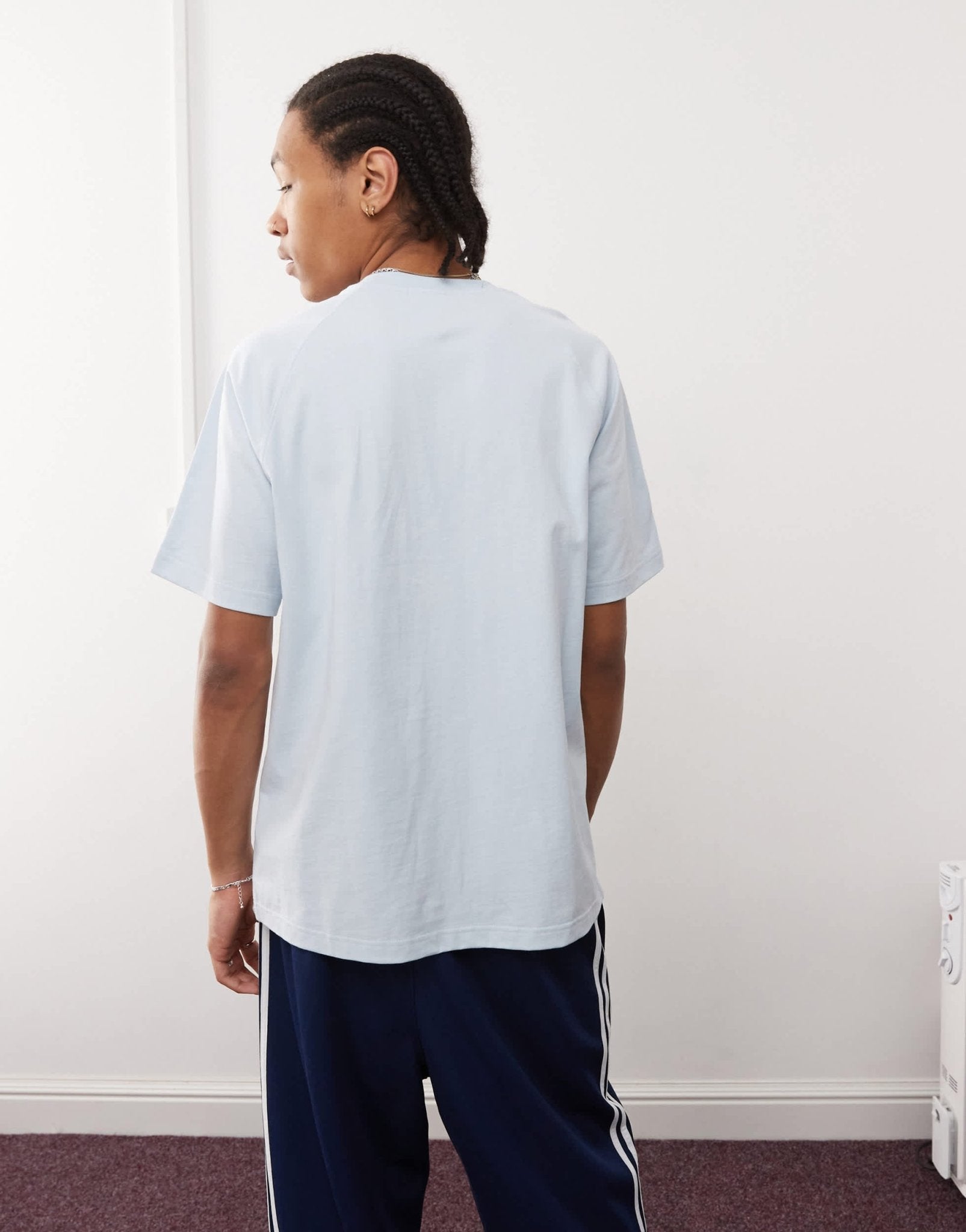 adidas Originals Premium Essentials t-shirt in blue - ASOS Sample Sale EU Store