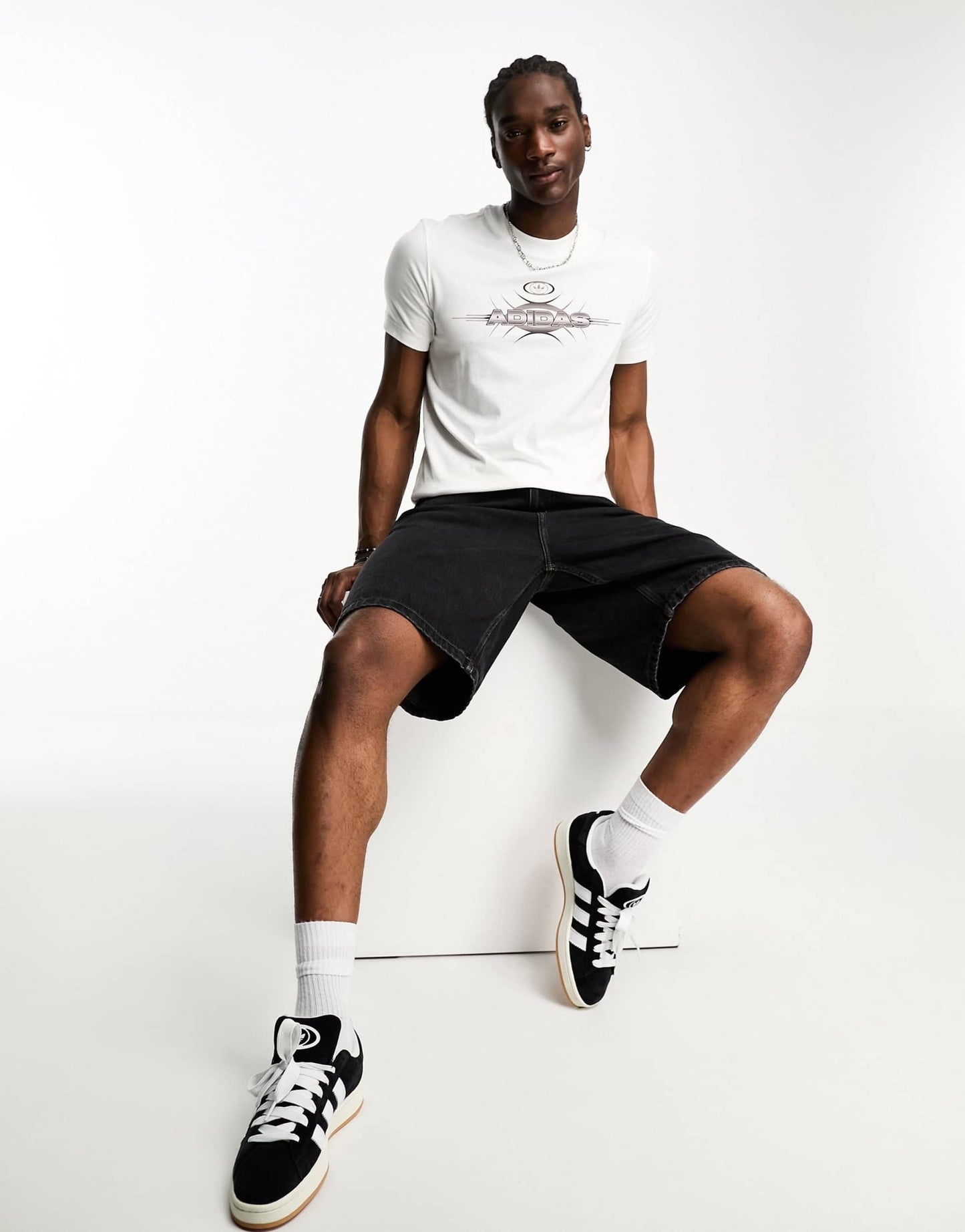 adidas Originals Rekive large graphic t-shirt in white - ASOS Sample Sale EU Store
