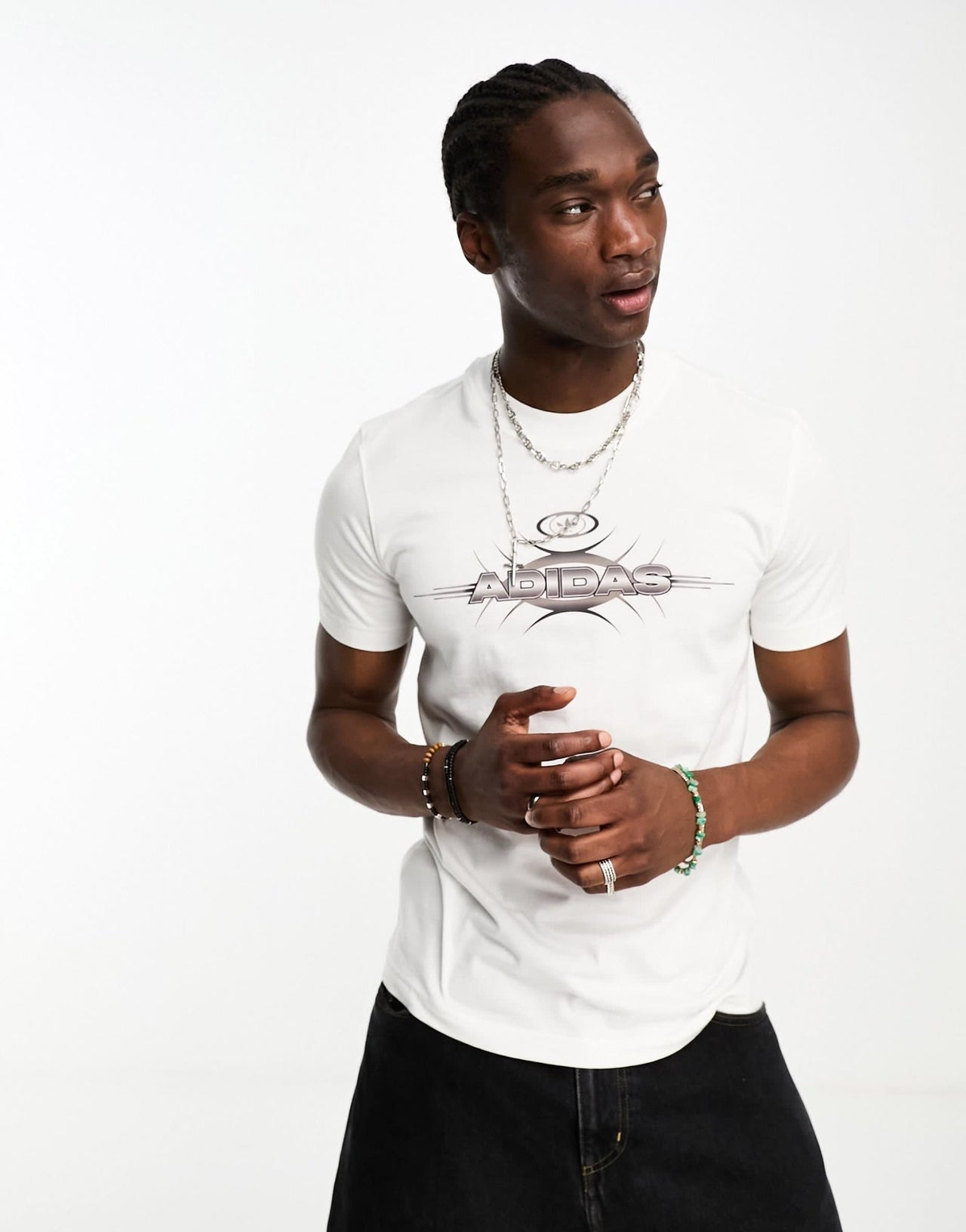 adidas Originals Rekive large graphic t-shirt in white - ASOS Sample Sale EU Store