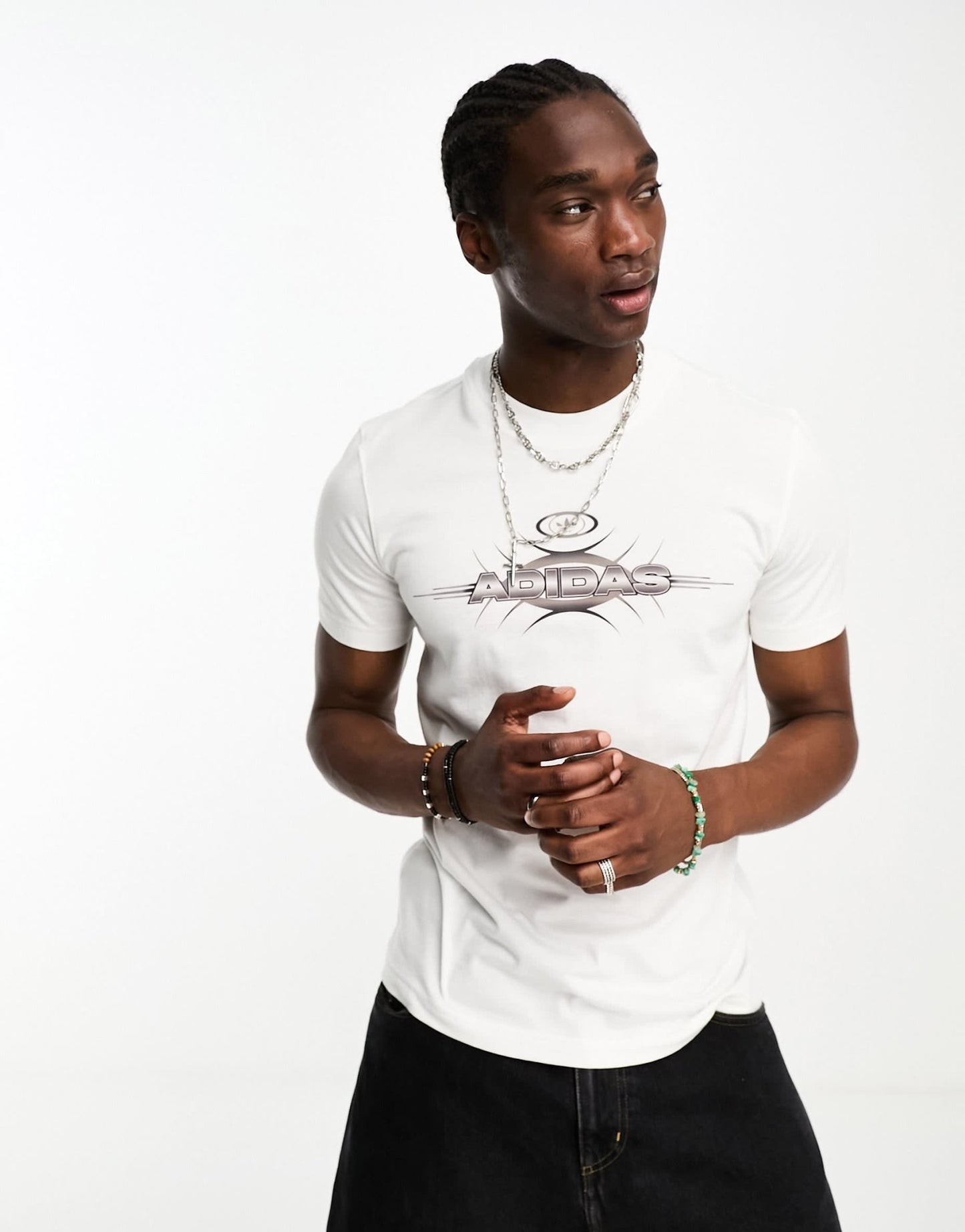 adidas Originals Rekive large graphic t-shirt in white - ASOS Sample Sale EU Store