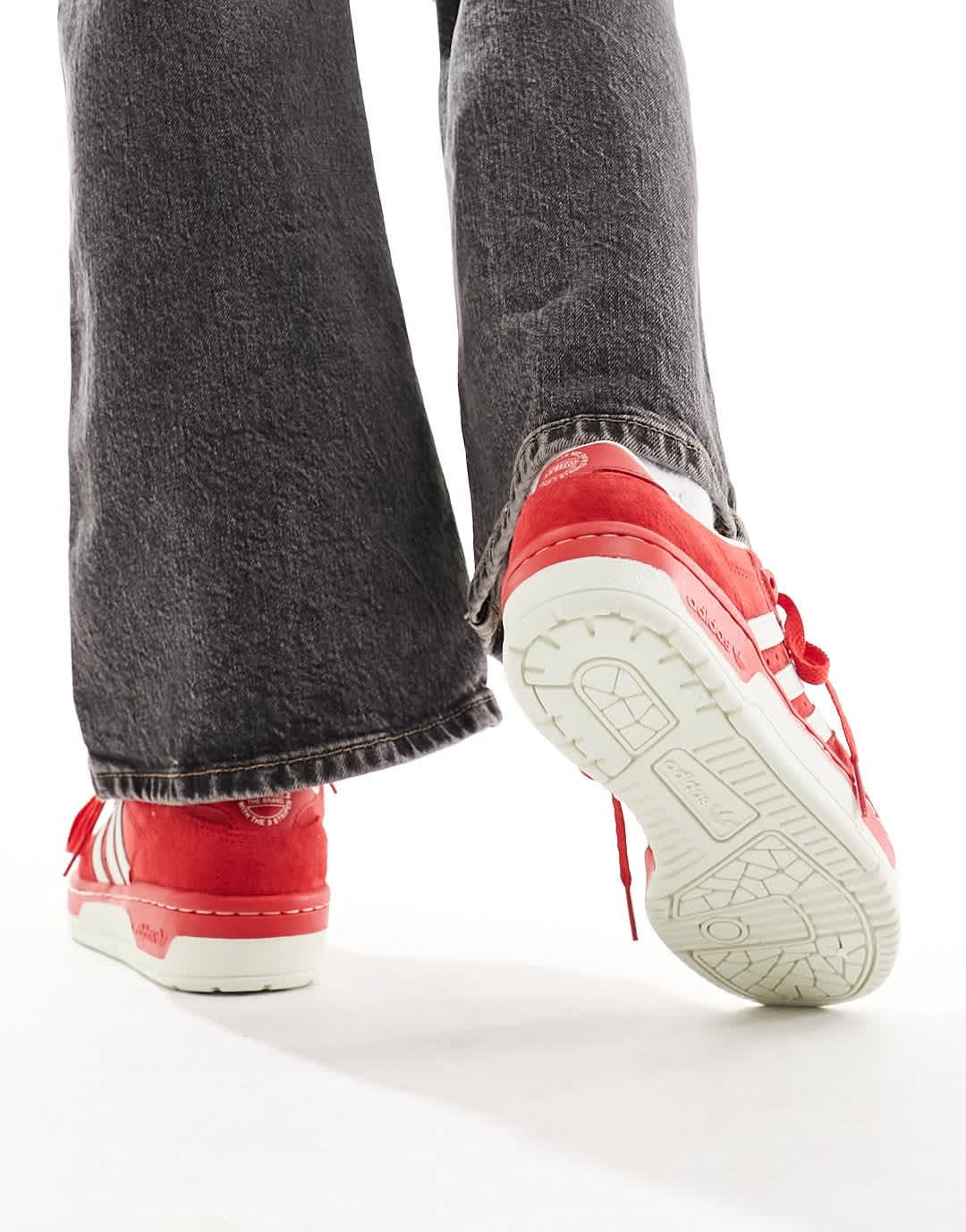 adidas Originals Rivalry Low trainers in retro red and off white - ASOS Sample Sale EU Store