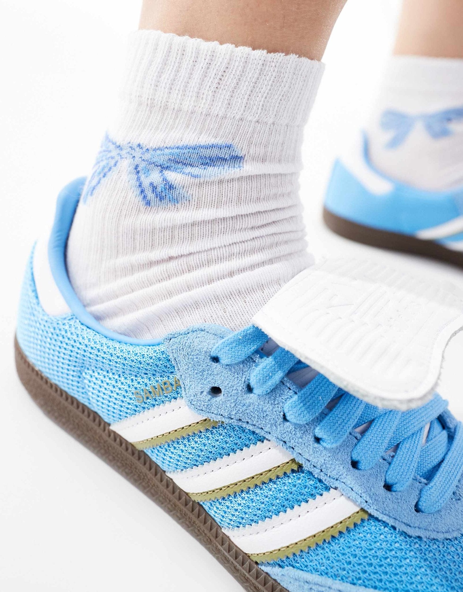 adidas Originals Samba LT trainers in blue and white - ASOS Sample Sale EU Store