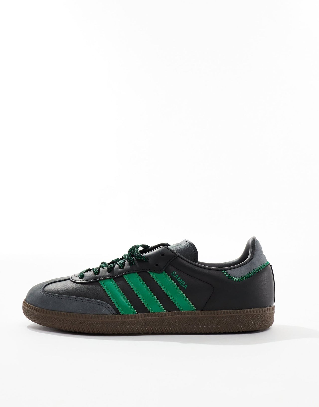 adidas Originals Samba OG in black and green - ASOS Sample Sale EU Store