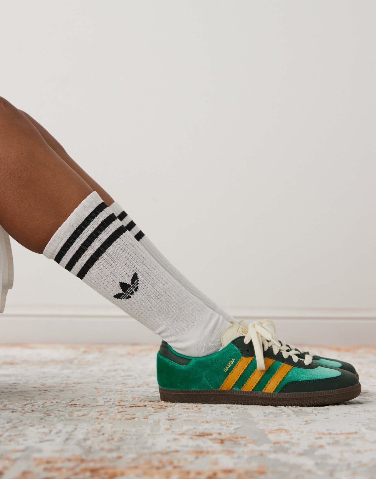 adidas Originals Samba OG trainers in green and yellow - ASOS Sample Sale EU Store