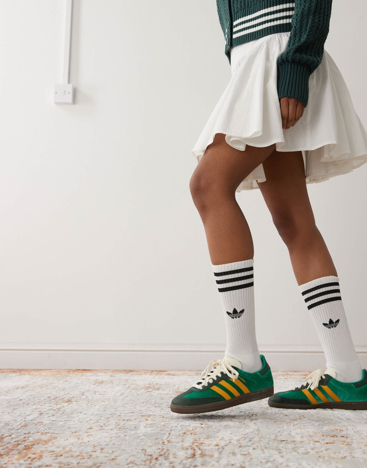 adidas Originals Samba OG trainers in green and yellow - ASOS Sample Sale EU Store