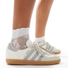 adidas Originals Samba OG trainers in off white and grey