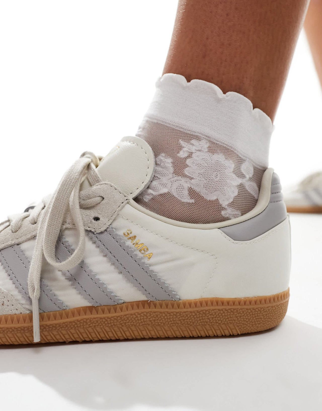 adidas Originals Samba OG trainers in off white and grey - ASOS Sample Sale EU Store