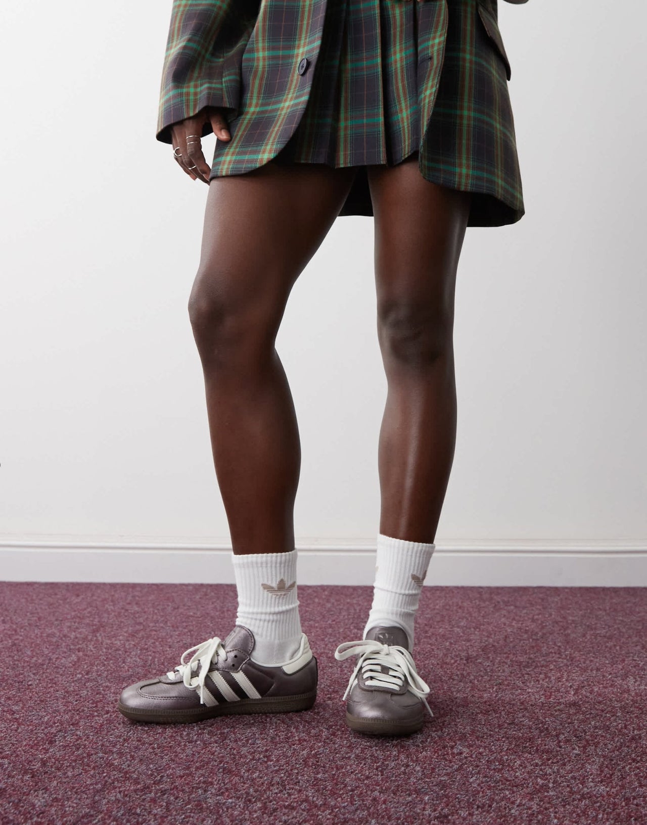 adidas Originals Samba trainers in metallic purple - ASOS Sample Sale EU Store