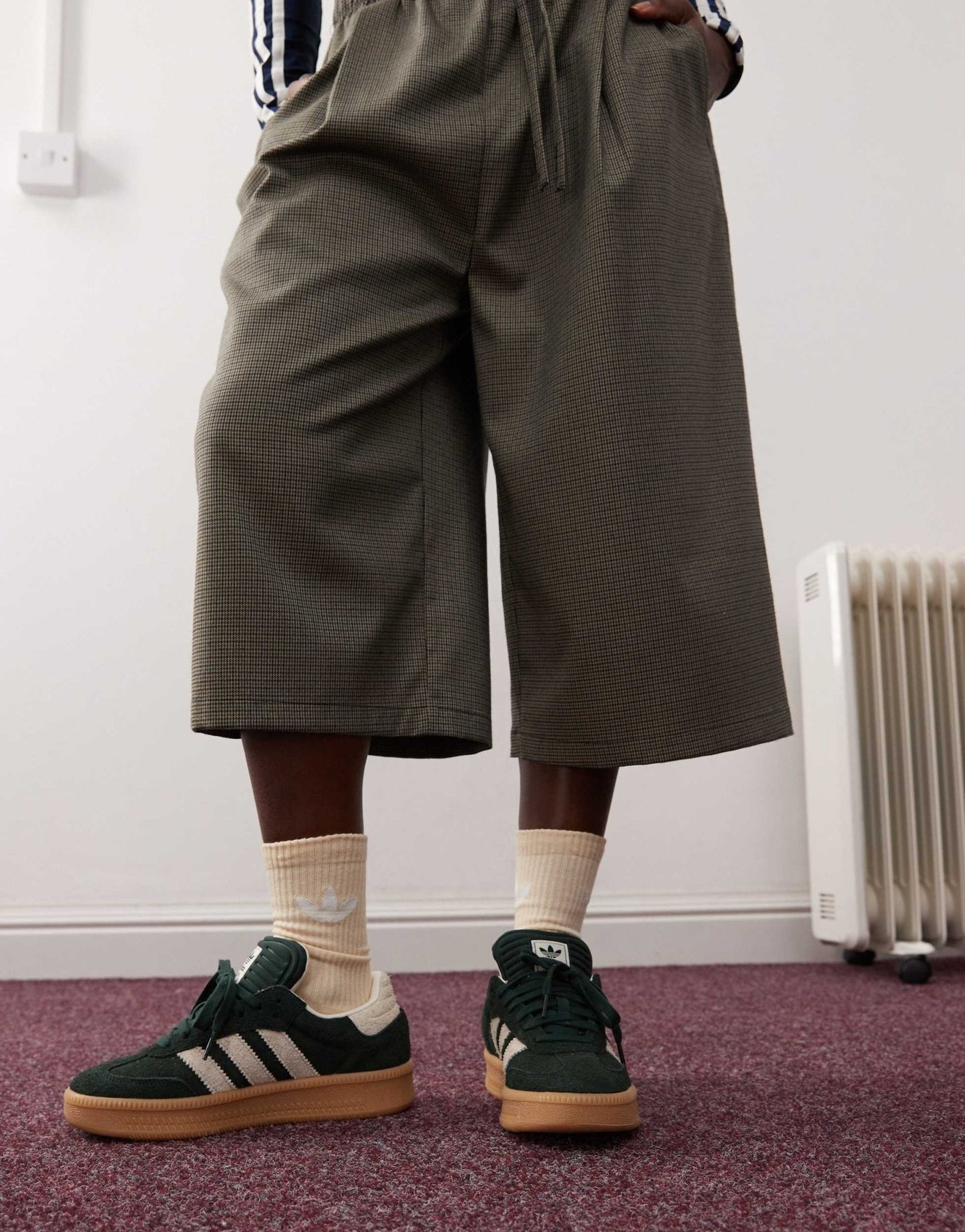adidas Originals Samba XLG trainers in dark green and white - ASOS Sample Sale EU Store