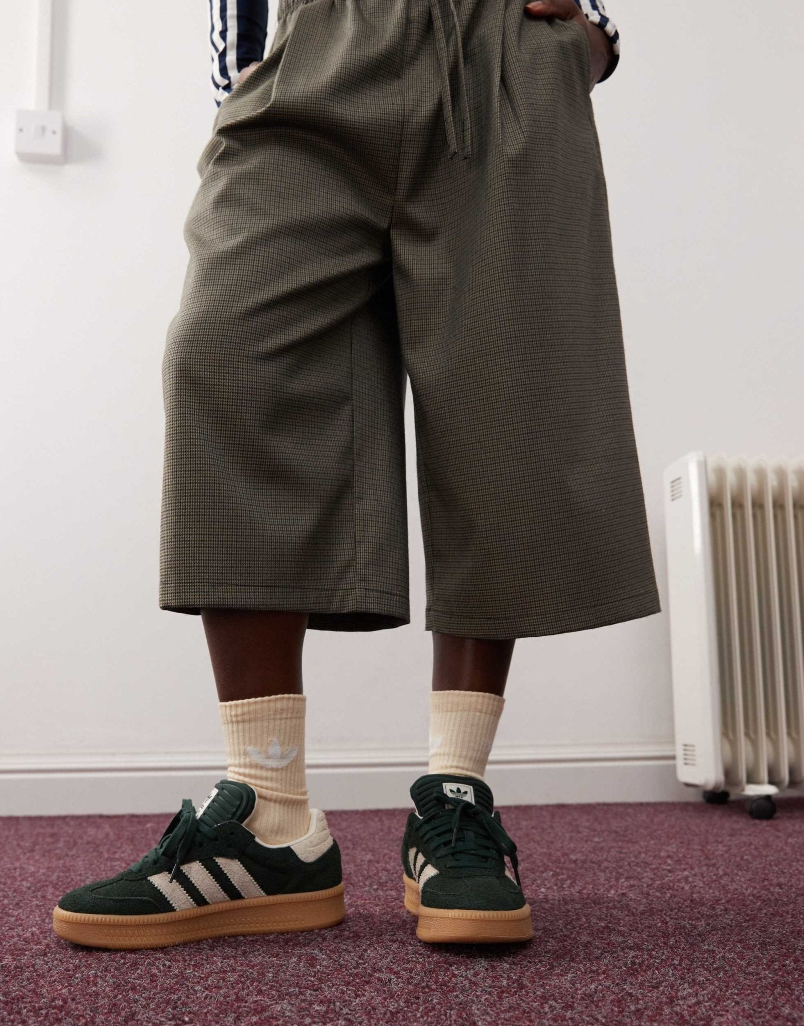 adidas Originals Samba XLG trainers in dark green and white - ASOS Sample Sale EU Store