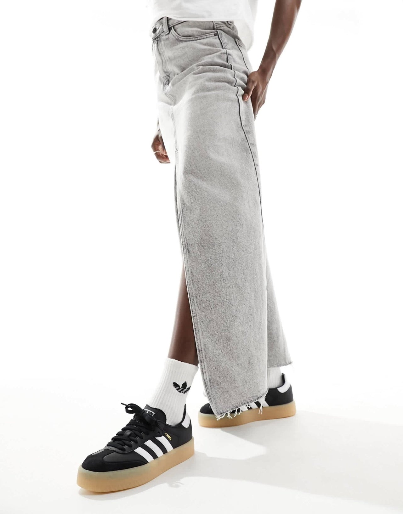 adidas Originals Sambae trainers in black and white - ASOS Sample Sale EU Store