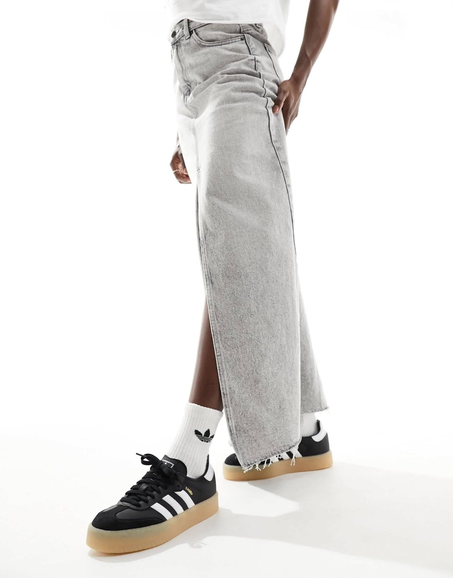 adidas Originals Sambae trainers in black and white - ASOS Sample Sale EU Store