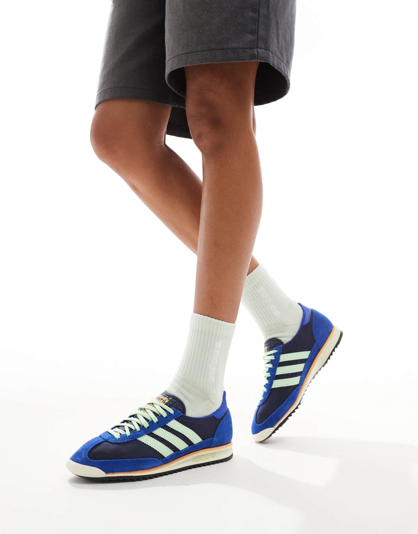adidas Originals SL 72 OG trainers in blue and green - ASOS Sample Sale EU Store