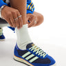 adidas Originals SL 72 OG trainers in blue and green