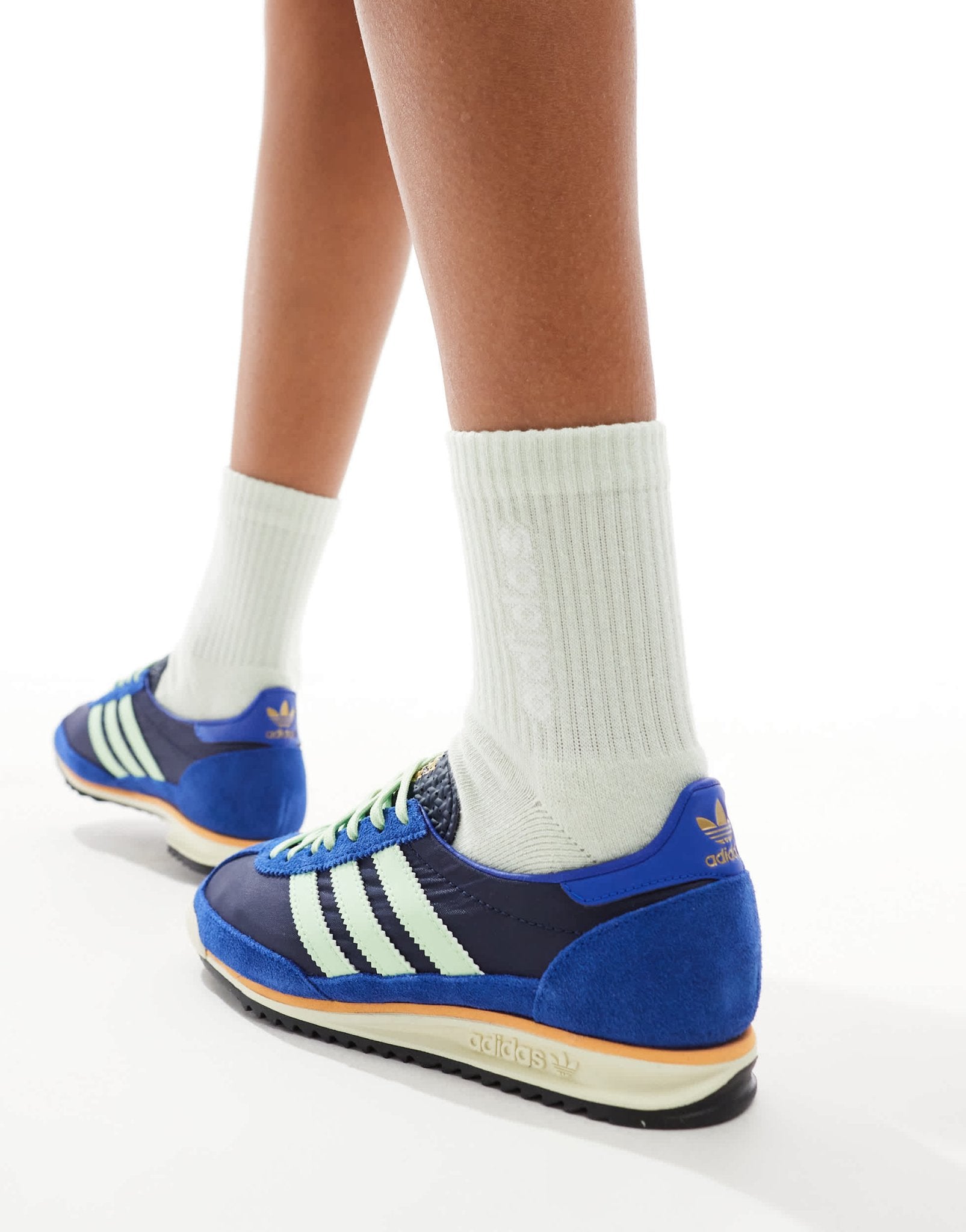 adidas Originals SL 72 OG trainers in blue and green - ASOS Sample Sale EU Store