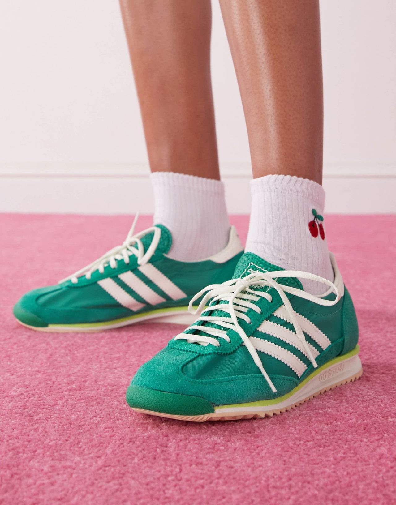 adidas Originals SL 72 OG trainers in green and white - ASOS Sample Sale EU Store
