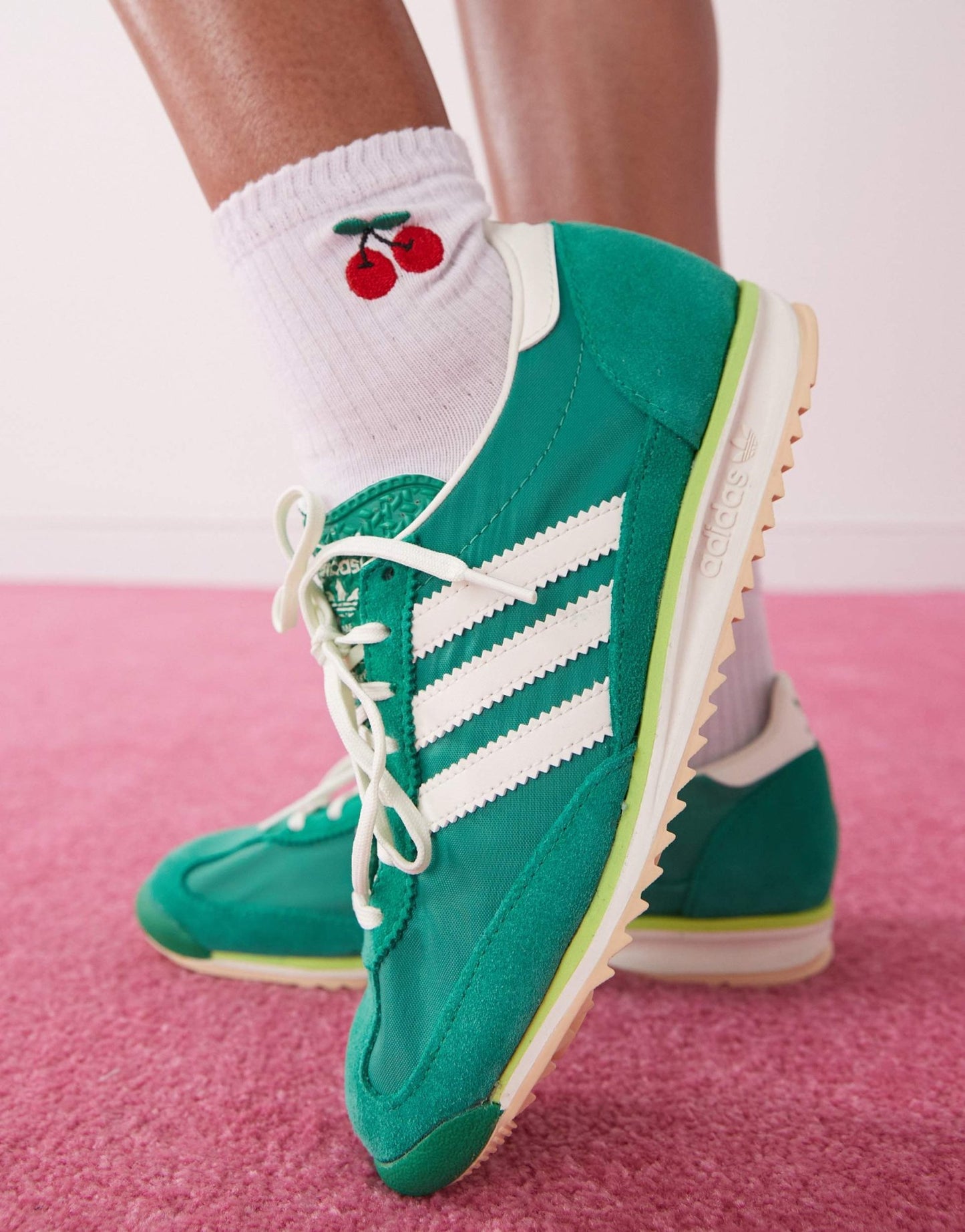 adidas Originals SL 72 OG trainers in green and white - ASOS Sample Sale EU Store