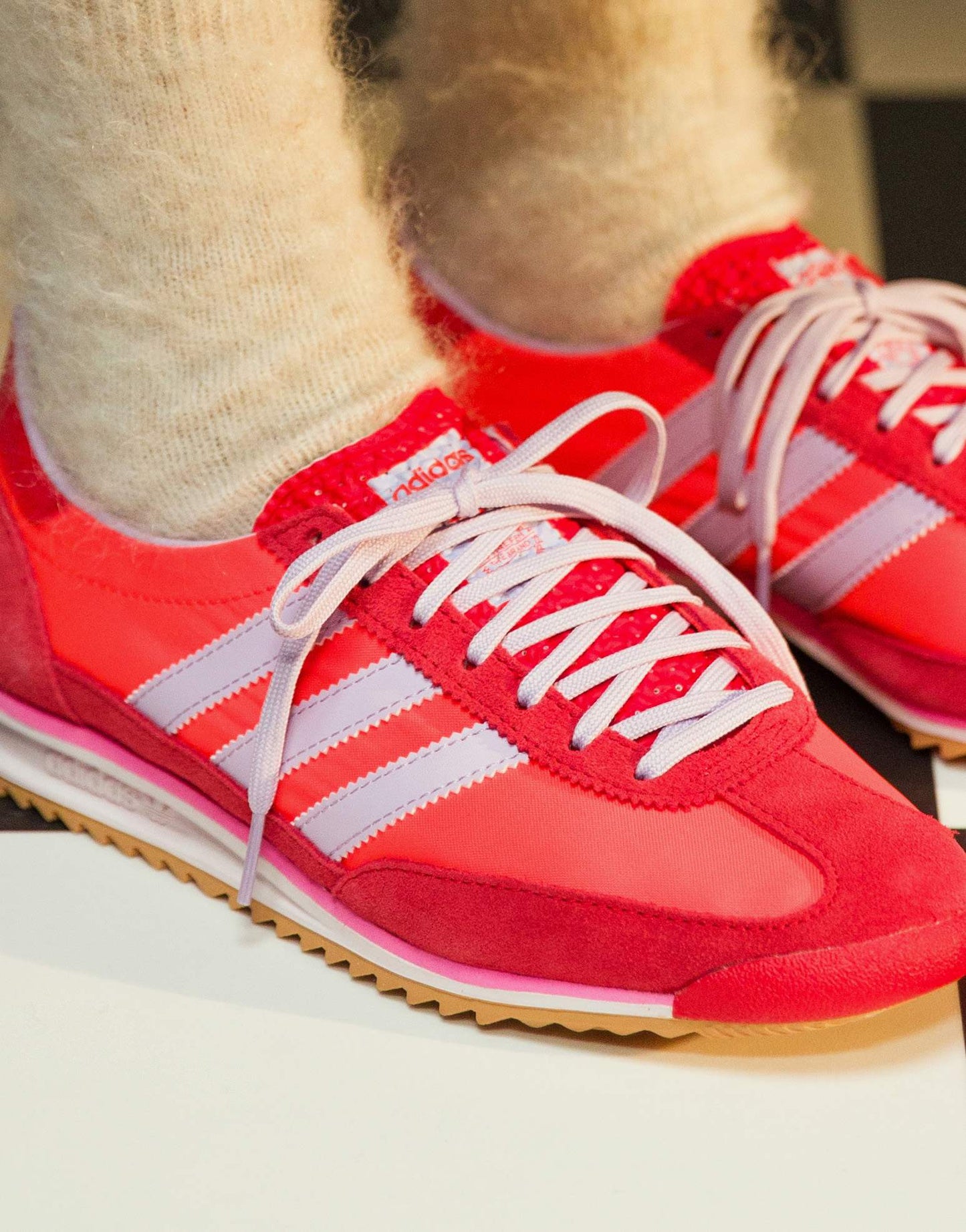 adidas Originals SL 72 OG trainers in red and pink - ASOS Sample Sale EU Store