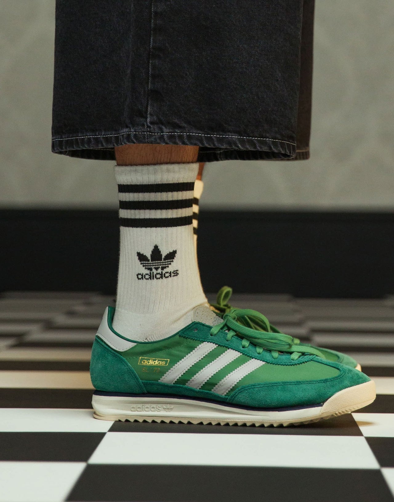 adidas Originals SL 72 RS trainers in green - ASOS Sample Sale EU Store