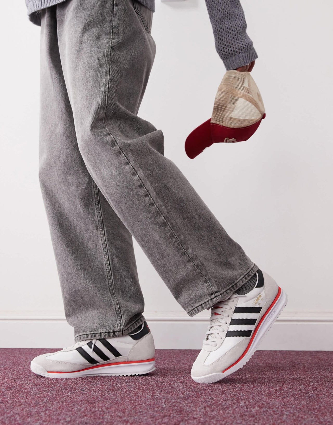 adidas Originals SL 72 RS trainers in white and black - ASOS Sample Sale EU Store