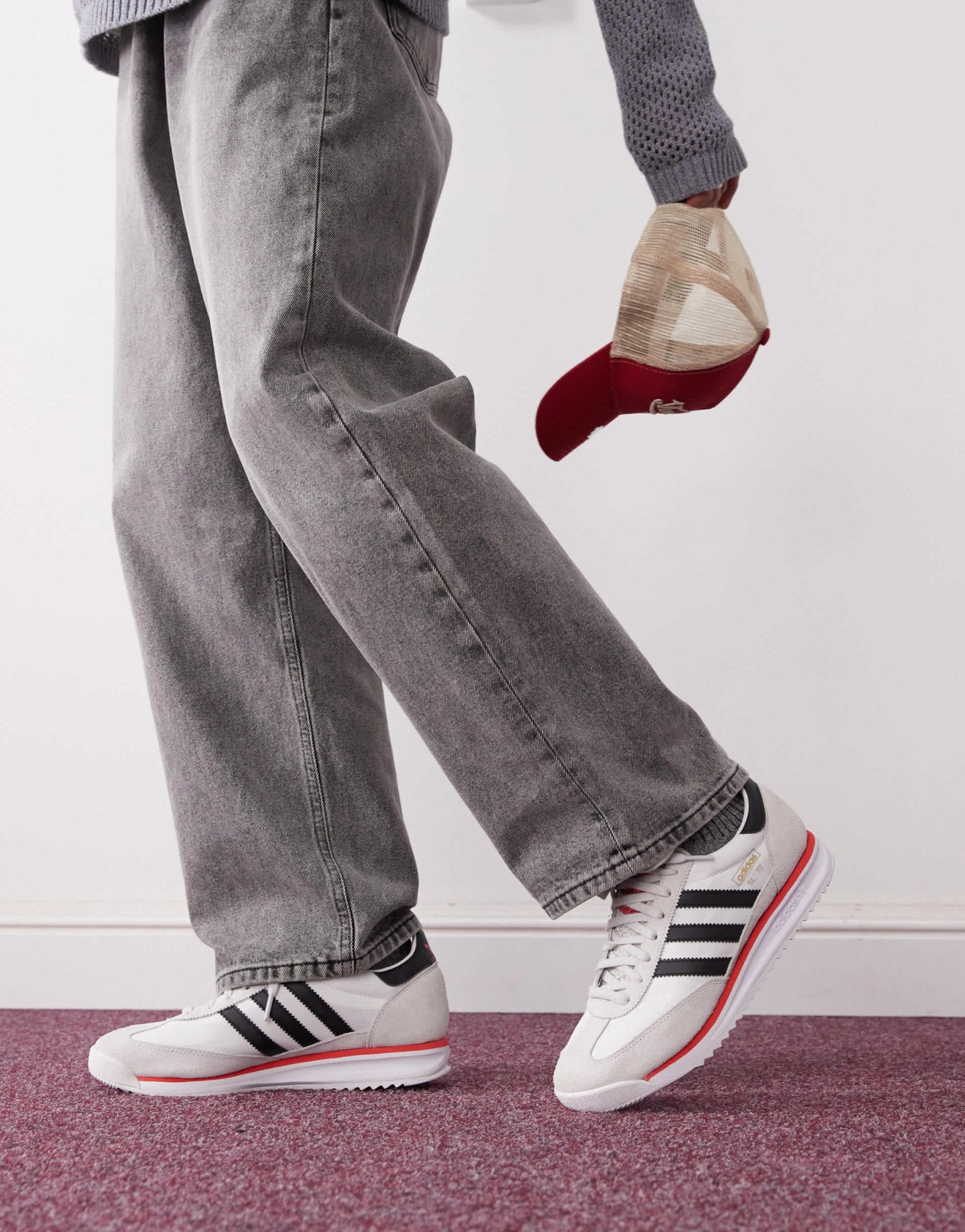 adidas Originals SL 72 RS trainers in white and black - ASOS Sample Sale EU Store